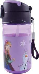 Disney Jégvarázs Modern Magic műanyag szívószálas kulacs akasztóval 350 ml