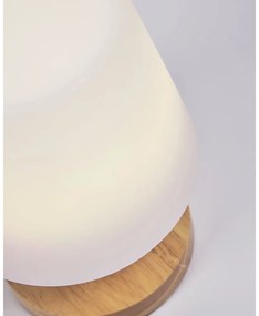 Natúr színű LED szabályozható asztali lámpa (magasság 22 cm) Ambar – Kave Home