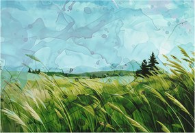 Flizelin fotótapéta Flizelin Design Zöld tájképek 152x104