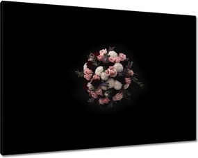 Våszonkép 100x70 Igényes virågcsokor