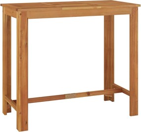 vidaXL tömör akácfa kerti bárasztal 120 x 60 x 105 cm