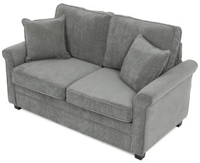 Kétüléses kanapé ASB-4170 GREY2, manžestr, szürke