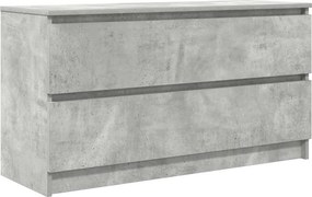 vidaXL betonszürke szerelt fa TV-szekrény 100x35x54 cm