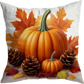 Díszpárnahuzat 45X45 CM Őszi Tök Őszi Díszpárnahuzat 340