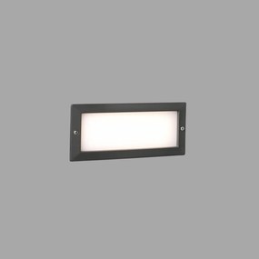 FARO STRIPE kültéri beépíthető lámpa, szürke, 3000K melegfehér, beépített LED, 5W, IP54, 72092