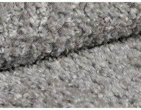 Világosszürke buklé puff Dia – Micadoni