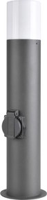 POLUX 315991 DALLAS Modern Kültéri Állólámpa Fehér, Grafit E27 IP44