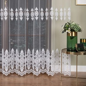 Mg függöny FH0018 Markizeta háló Fehér hímzett alsó 280cm 0,5m