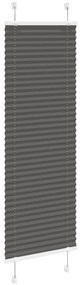 pliszírozott redőny fekete 45x150 cm szövetszélesség 44,4 cm