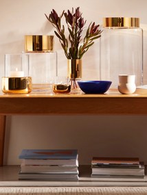 LSA International Váza / lámpás Aurum, aranyozott, magasság 30 cm - LSA