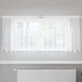 Függönyök függönyökkel Fehér 200 x 100 cm Poliészter