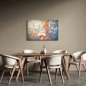Kép - Mozaik absztrakció (90x60 cm)
