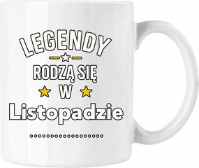 Bögre Legenda Születésnap November Fehér 330ml