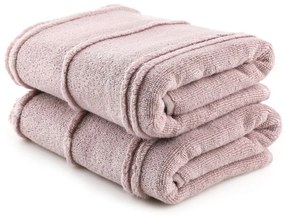 Rózsaszín frottír törölköző szett 2 db-os 50x90 cm Arden – Foutastic