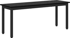 vidaXL pad Fekete tölgy 110 x 35 x 45 cm Faanyag