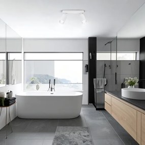 Brilagi - Fürdőszobai spotlámpa SELE 2xGU10/30W/230V IP44 fehér