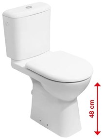JIKA H8236160000001 - DEEP WC-csésze, kerámia, fehér