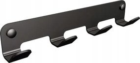 Akasztó 4 kampós fekete Technic 306/NG