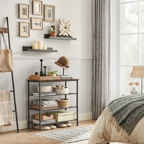 Barna MDF Cipős Szekrény. ABO-E1035 OLW