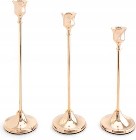 Gyertyatartók fém arany esküvő áldozás Glamur