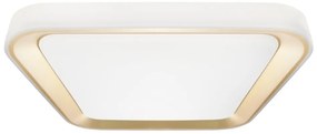 LED dimmelhető mennyezeti lámpa QUADRO LED/38W/230V 3000-6000K fehér/arany + DO