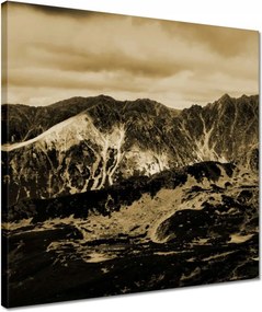 Vászonkép 40x40 Tátra Lengyel hegyek Kilátás