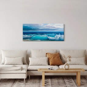 Kép - tengeri hullámok (120x50 cm)