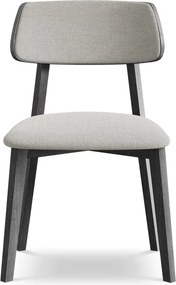 Világosszürke tömörfa étkezőszék Niu – Makamii