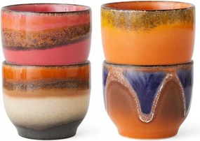 Kerámia bögre szett 70 db-os, fül nélkül, Java, HKliving