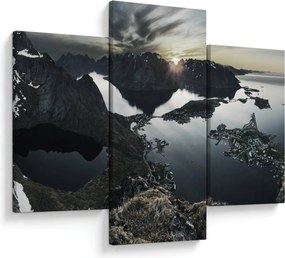 Kép - Norvég hegyek (90x60 cm)