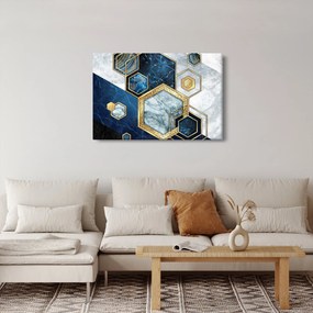 Kép - Márvány hatszögek (90x60 cm)