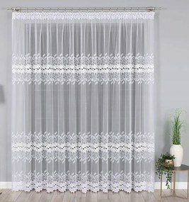 Mg Függöny jacquard 648/107 Fehér magasság 220cm lengyel 0,5m