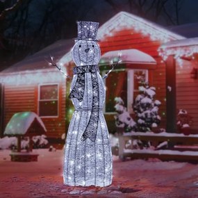 Retlux - LED Karácsonyi kültéri dekoráció LED/3,6W/230V/hideg fehér 124 cm IP44 hóember