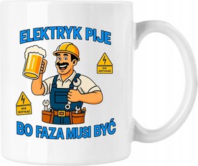 Bögre Fázis Villanyszerelő Fehér 330ml