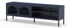 Sötétkék TV-állvány 160x50 cm Diora – Marckeric
