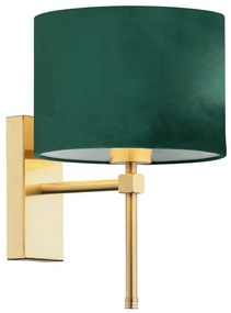 Argon 8107 - Fali lámpa ABBANO 1xE27/15W/230V sárgaréz/zöld