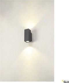 SLV ENOLA SQUARE 1003418 Fali lámpa 2x7.8W/LED 3000/4000K 620/700LM IP65