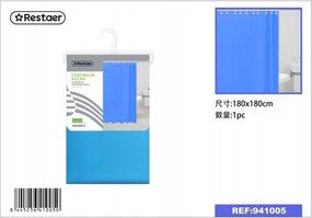 Kék Zuhanyfüggöny 180x180 cm