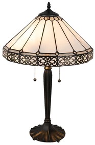 Tiffany asztali lámpa Barna Ø 41x62 cm