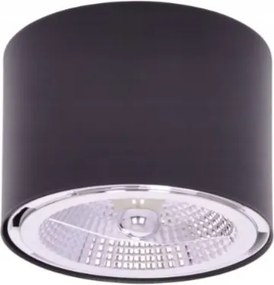 Mennyezeti lámpa fekete kerek spotlámpa hálószoba előszoba nappali Horn