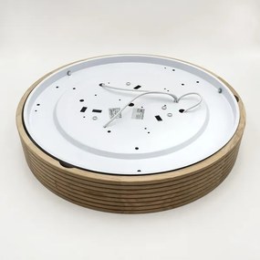Brilagi - LED mennyezeti lámpa CARVALHO MODERN 3xE27/60W/230V átmérő 47,5 cm tölgy