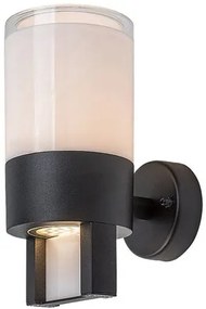 RÁBALUX 77130 LEITHA Modern Kültéri Fali Lámpa Fekete IP44