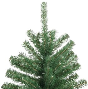 zöld csuklópántos műkarácsonyfa állvánnyal 150 cm