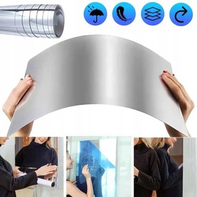 Tükörfólia Öntapadós Tükör Bútor Falra 200X60CM