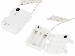 NEXOS Karácsonyi akril piramis 60 cm meleg fehér elemes