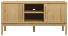 FLORO viaszbarna tömör fenyőfa TV-szekrény 114 x 43 x 55 cm