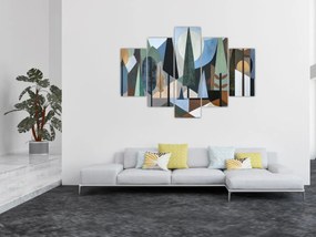 Kép - Természetes geometriai absztrakció II. (150x105 cm)