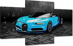 Bugatti Autós falióra 100x60 fiúnak