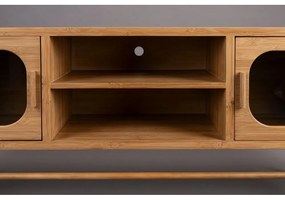 Natúr színű bambusz TV-állvány 150x55x40 cm Caroun – Dutchbone