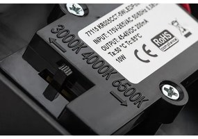 Rabalux 77115-LED Kültéri fali lámpa érzékelővel ZARAGOZA LED/9W/230V IP54 fekete